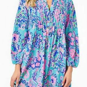 Lilly Pulitzer Chillylilly Seana Horizon Jungle Sunrise Dress Women’s Size XL
